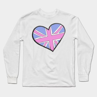 Union Jack Heart Long Sleeve T-Shirt